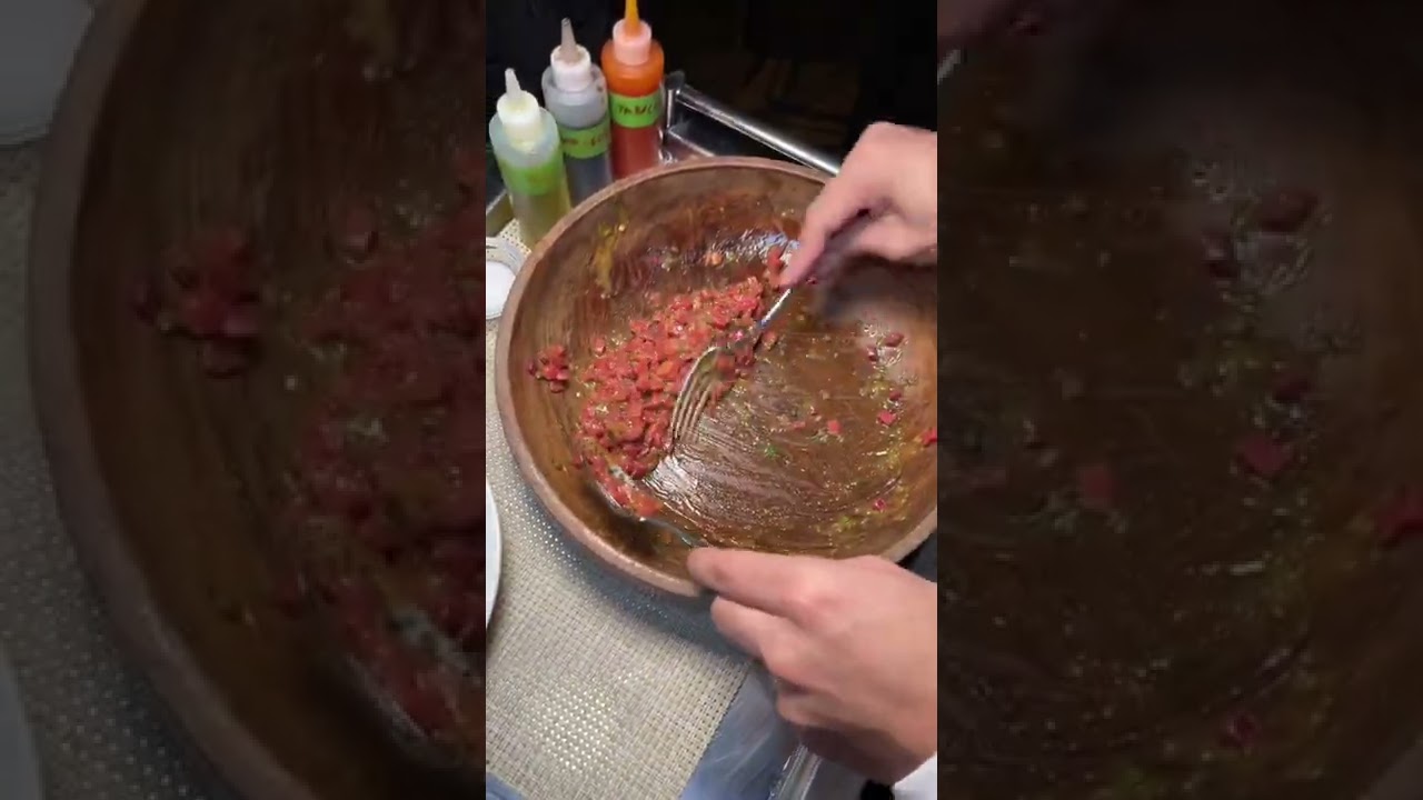 СЛИШКОМ СЫРОЕ??? БАЗАРСКОЕ МЯСО Тартар из говядины Лас-Вегаса!!!