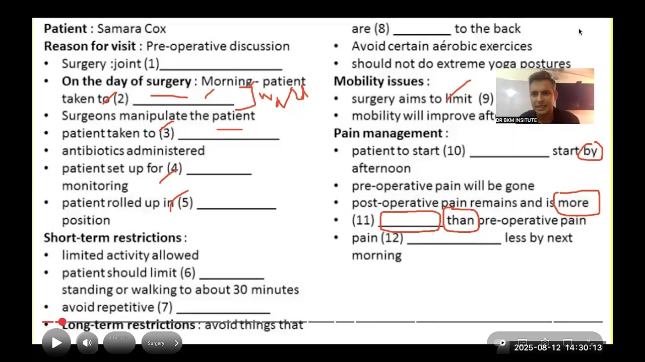 Best Strategy For Oet Listening Part A : Samara Cox | Dr Bkm Institutes