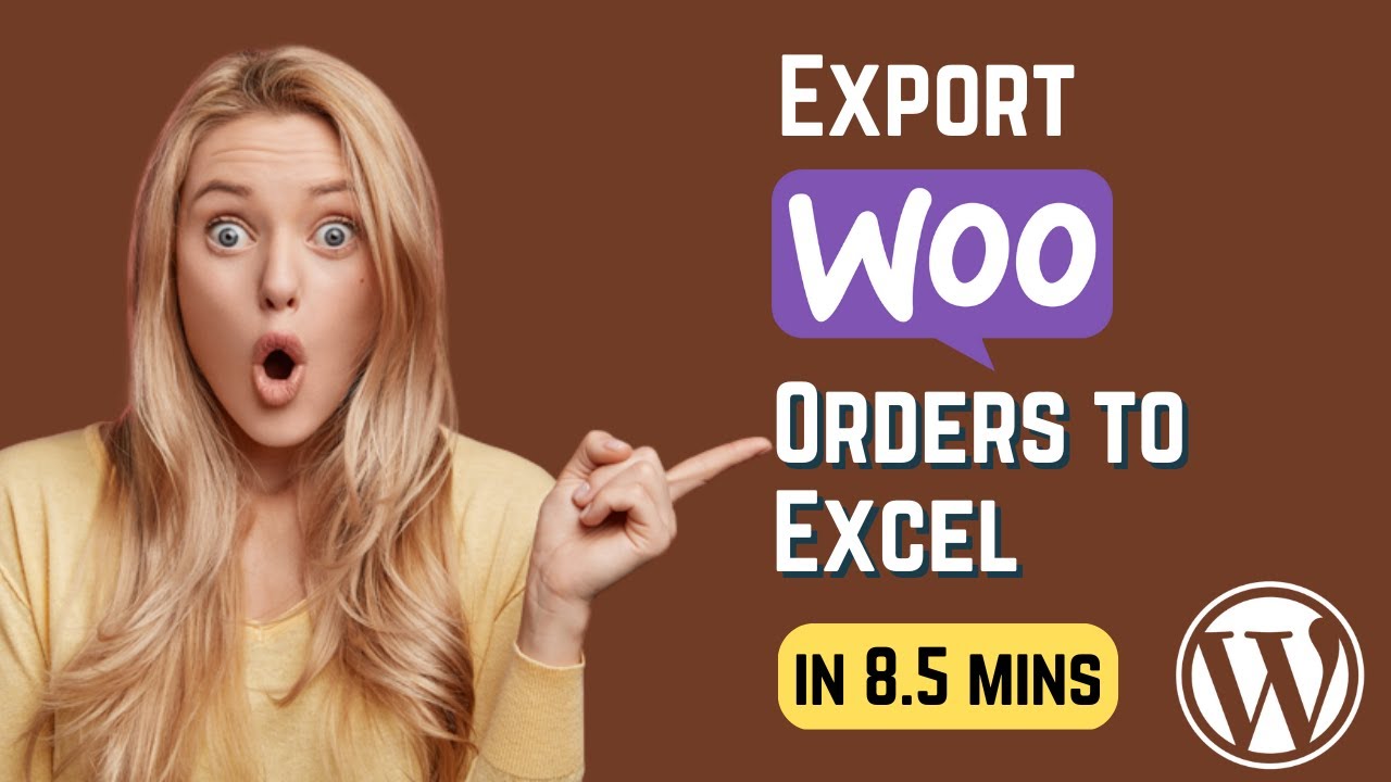 WooCommerce export orders to CSV