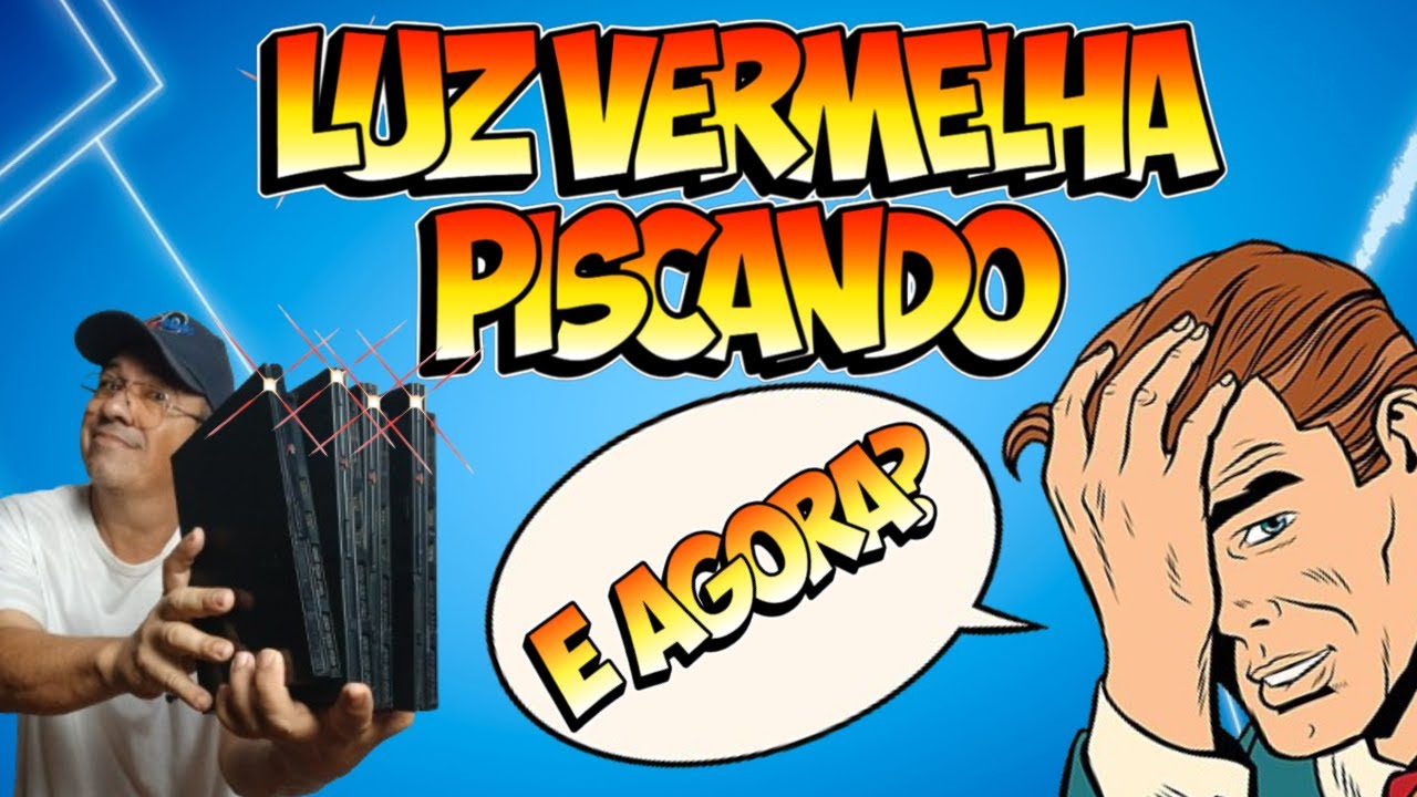 Playstation 2 slim Luiz Vermelha piscando eu tenho a solução!!