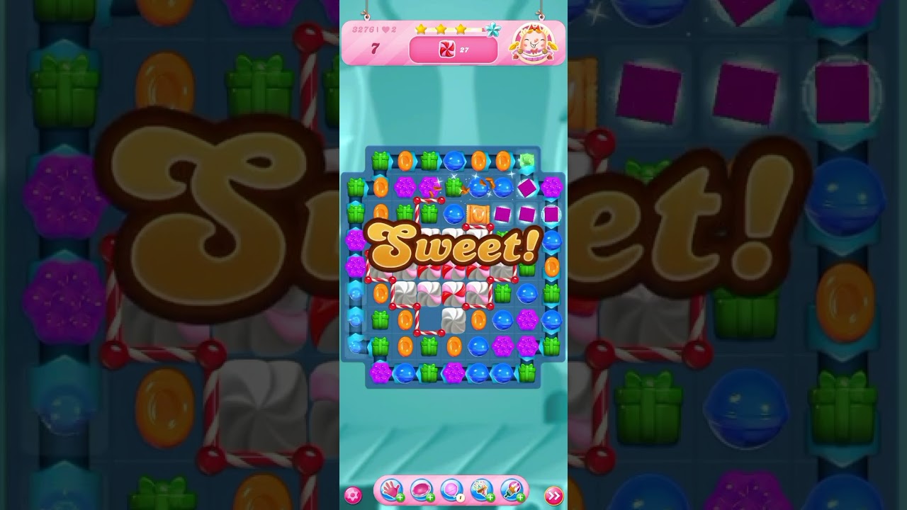 Candy Crush Saga Level 3276 (NO BOOSTER) #candycrush #manshicrush #candycrushsaga #candycrushlove