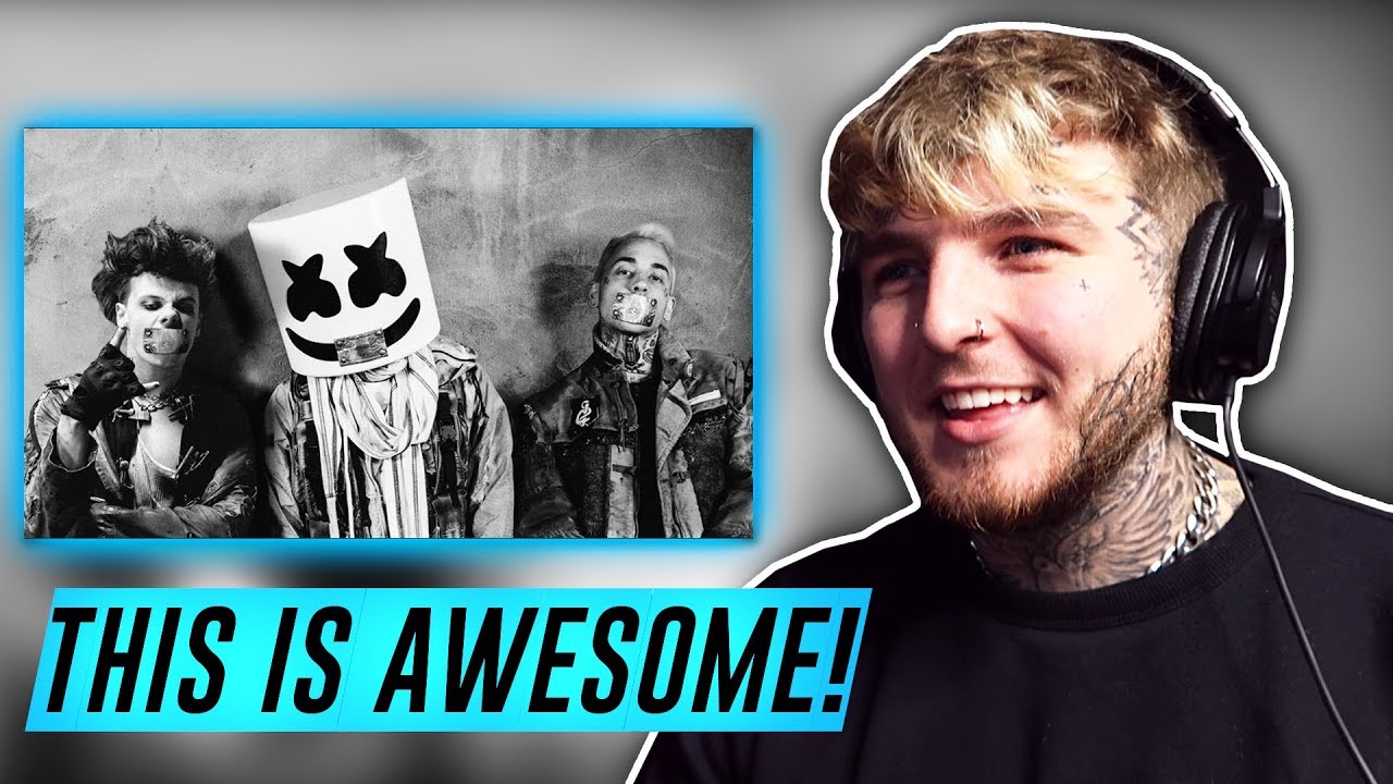 Marshmello x YUNGBLUD x blackbear - Tongue Tied  | RAPPER REACTS