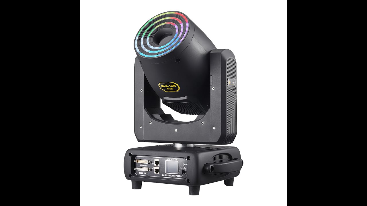 GY-L10 Moving Head 10w RGB Animation Laser With LED 3D Ring