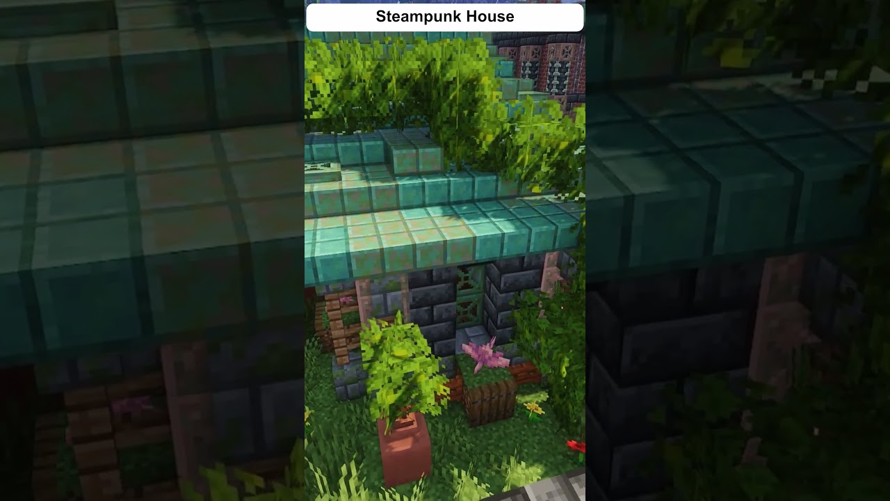 Steampunk House Build – Expanding My Industrial City! 