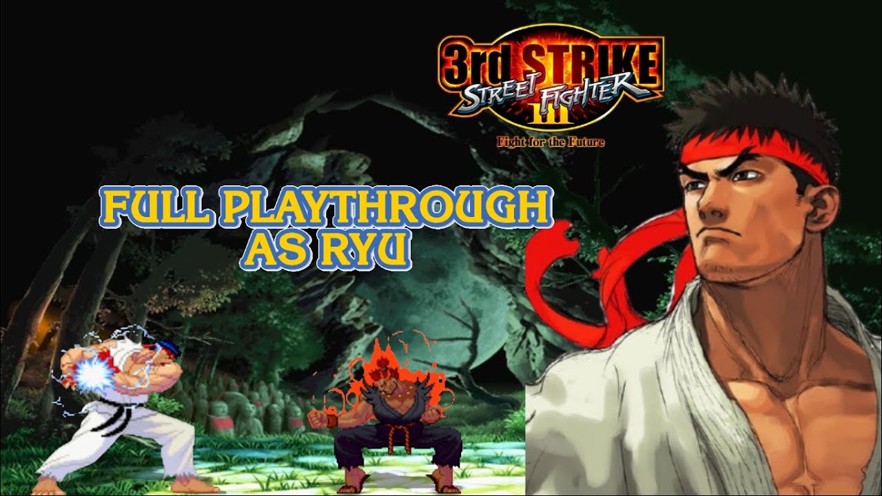 Street Fighter III: 3rd Strike (PS2): Full Playthrough as Ryu