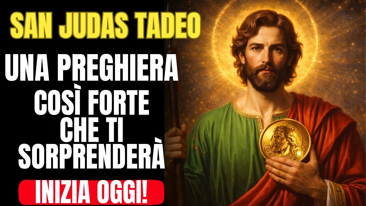 ORACIÓN A SAN JUDAS TADEO 🙏 PARA ALCANZAR UN MILAGRO DE DINERO, EMPLEO Y CAUSAS IMPOSIBLES