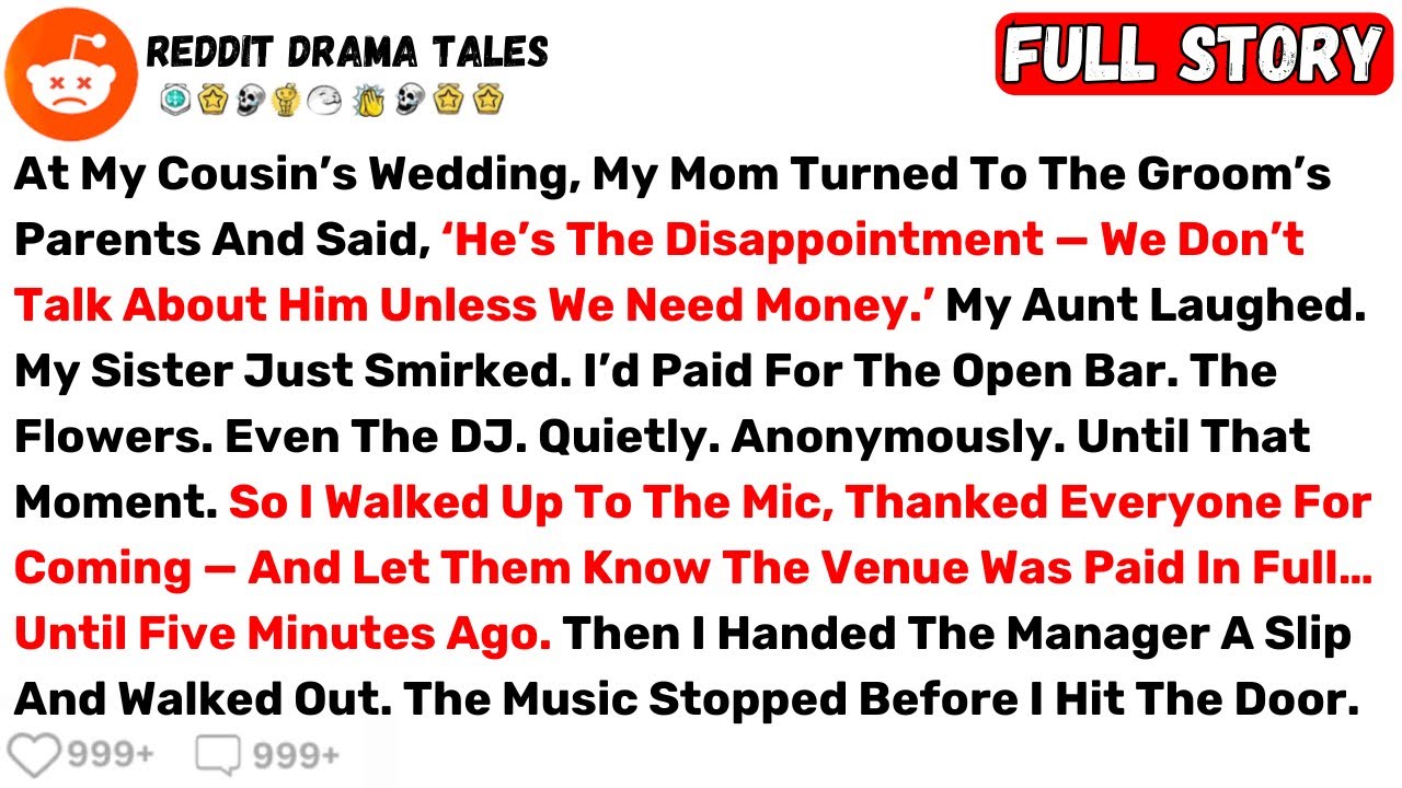 At My Cousin’s Wedding, My Mom Turned To The Groom’s Parents And Said... - Best Reddit Stories