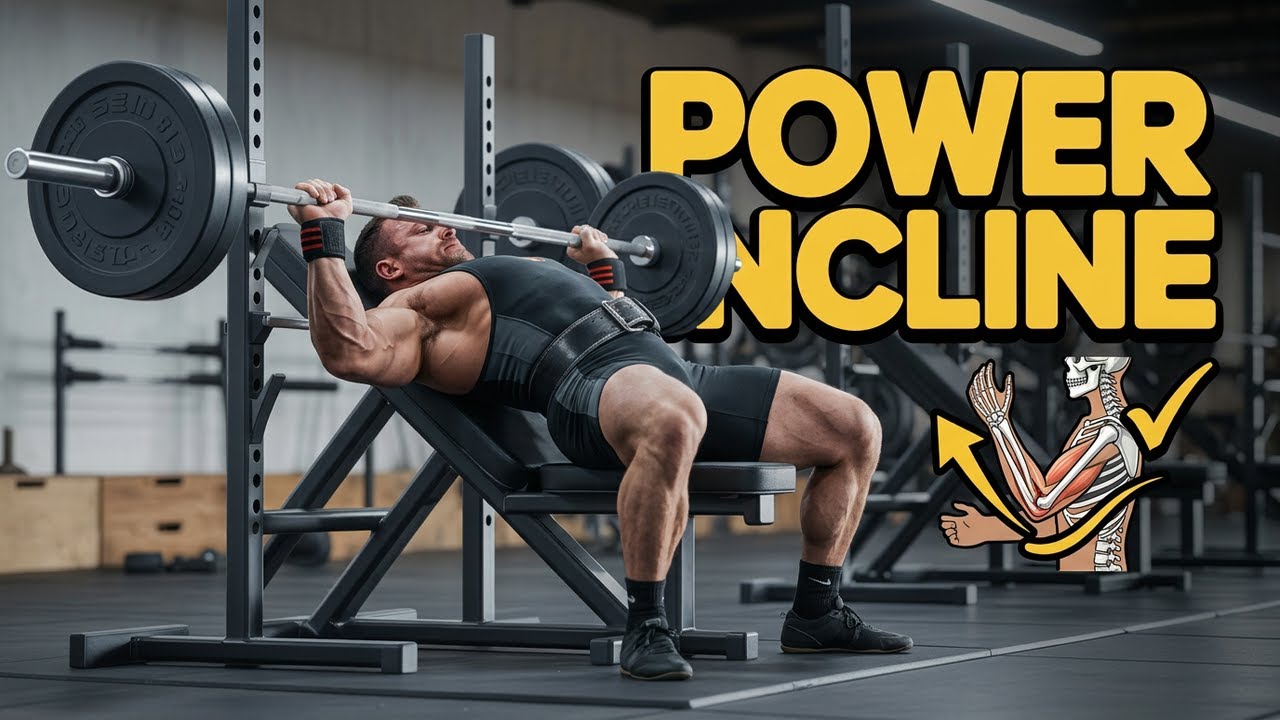 Incline Bench Press Modified for Powerlifting