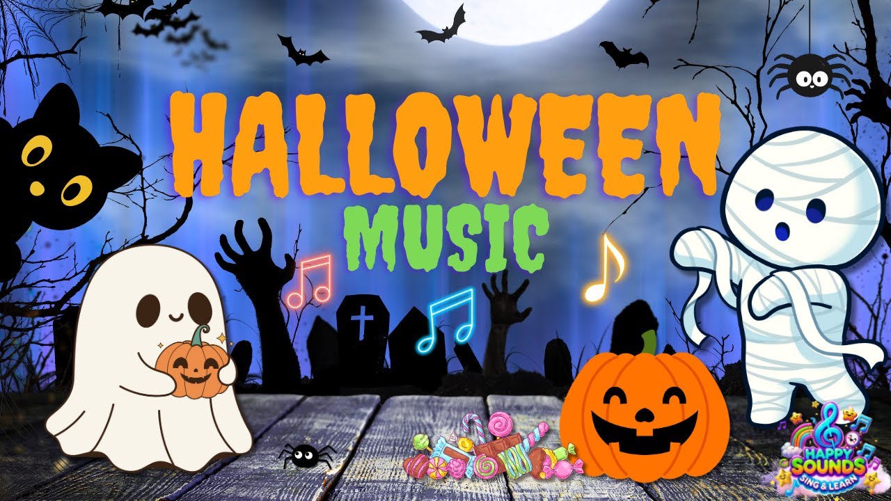 Halloween Background Music for Kids 🎃 | 1 Hour+ Fun & Spooky Classroom Songs (Original)
