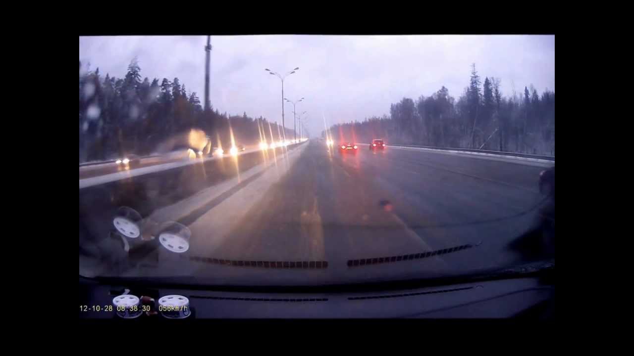 Занос на МКАД 28 10 12