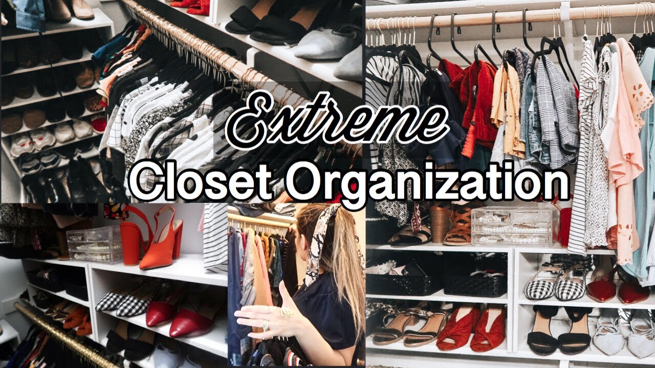 Extreme Organization 2020!!//Closet Makeover// Speed Clean// Organization Ideas