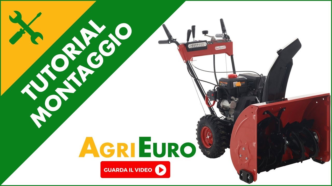 Montaggio dello Spazzaneve a scoppio GeoTech PRO ST765 WEL EVO - ST1175 WEL EVO