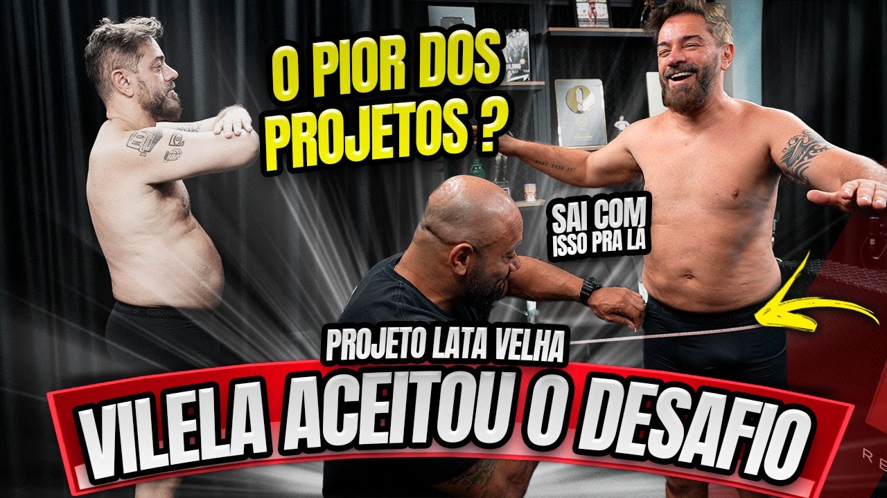 O PROJETO MAIS DIFÍCIL DE TODOS ? LATA VELHA NO SHAPE ? - PROJETO VILELA LATA VELHA