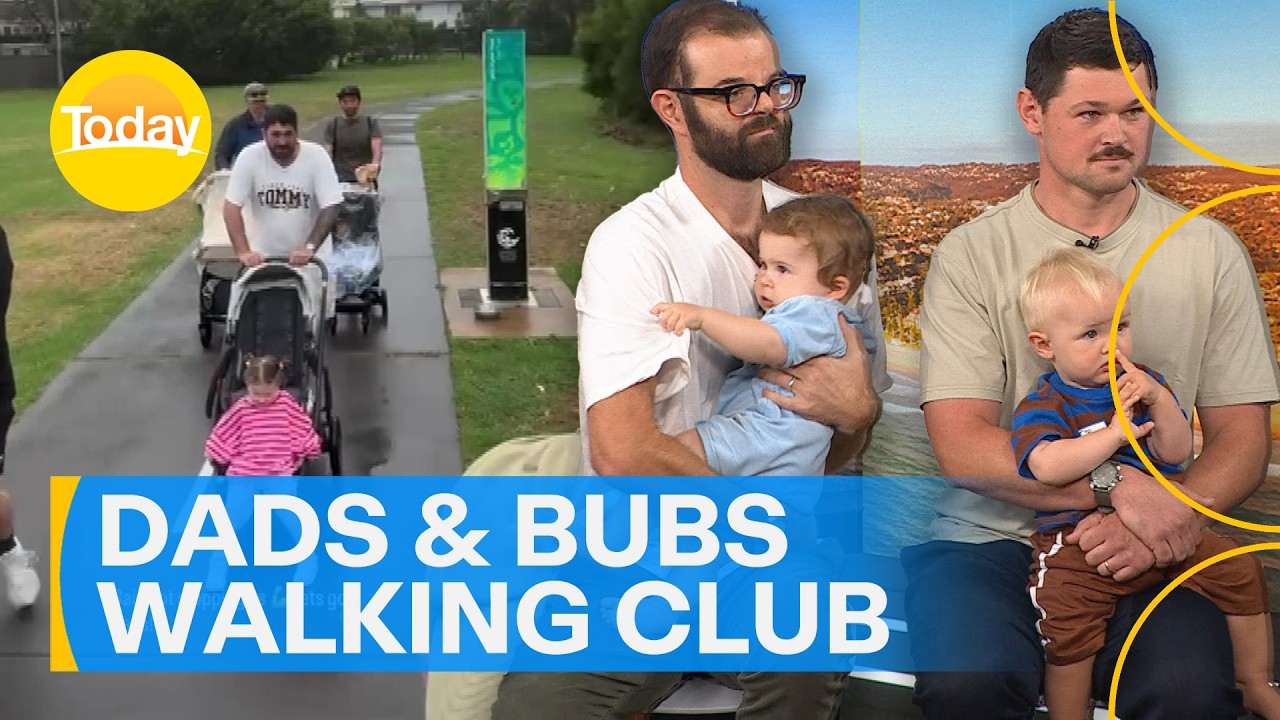 'Dad Steps' takes over Northern Sydney | Today Show Australia