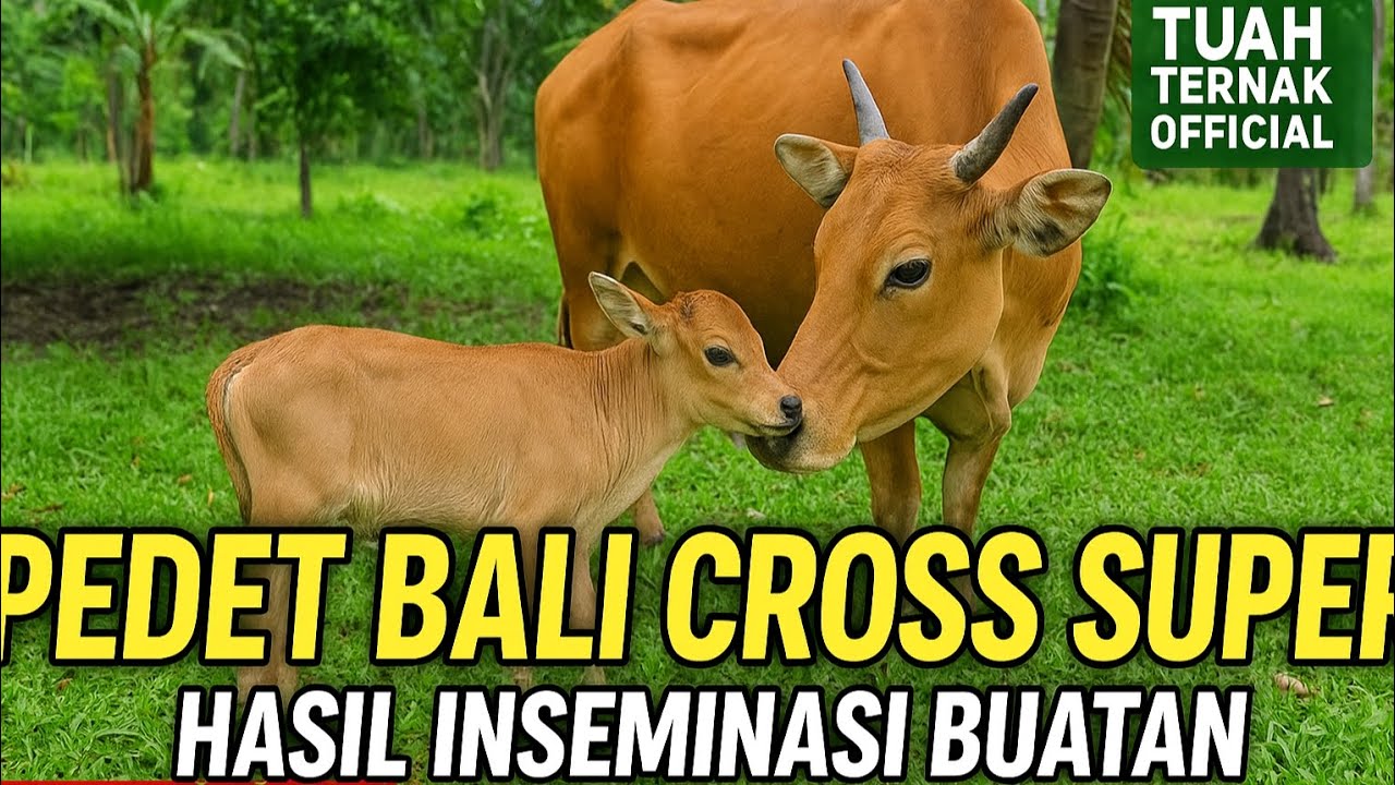 PEDET SAPI BALI CROSS SUPER HASIL IB | SUPER BALI CROSS CALF RESULT AI REVIEW