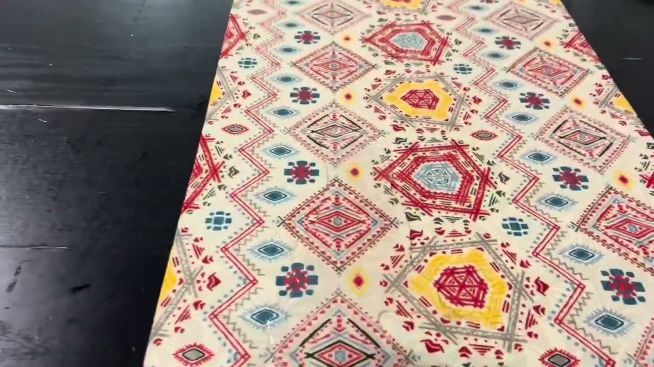 Waterproof Table Runner, Boho Burnt Orange Table Runners Farmhouse Spanish Mosaic Design, Absolutely