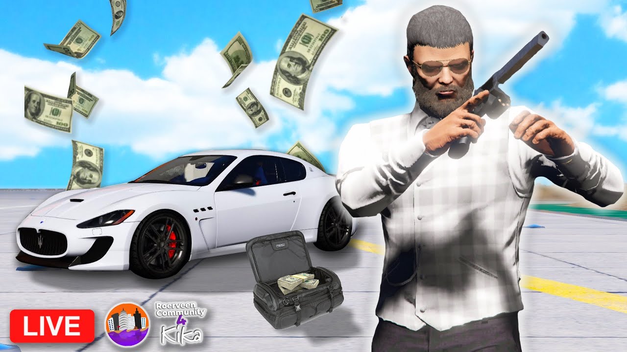 [LIVE] &euro;2100+ EURO OPGEHAALD VOOR GOED DOEL!! - (GTA 5 Roleplay - Roerveen4Kika)
