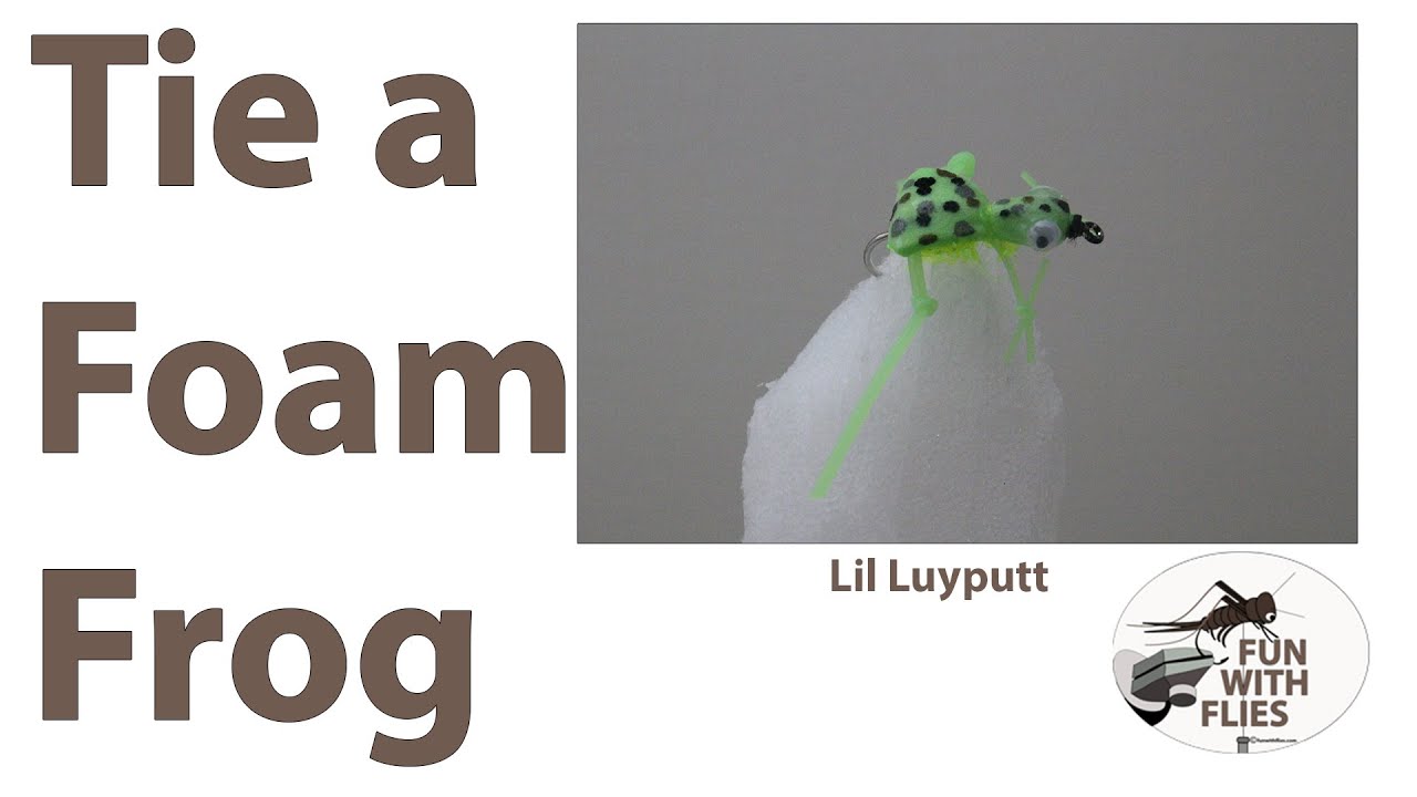How to Tie a Small Foam Frog