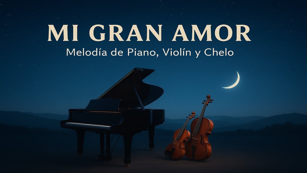 Mi gran amor 🌙 Melodía de Piano, Violín y Chelo | Música para el Alma y la Reflexión