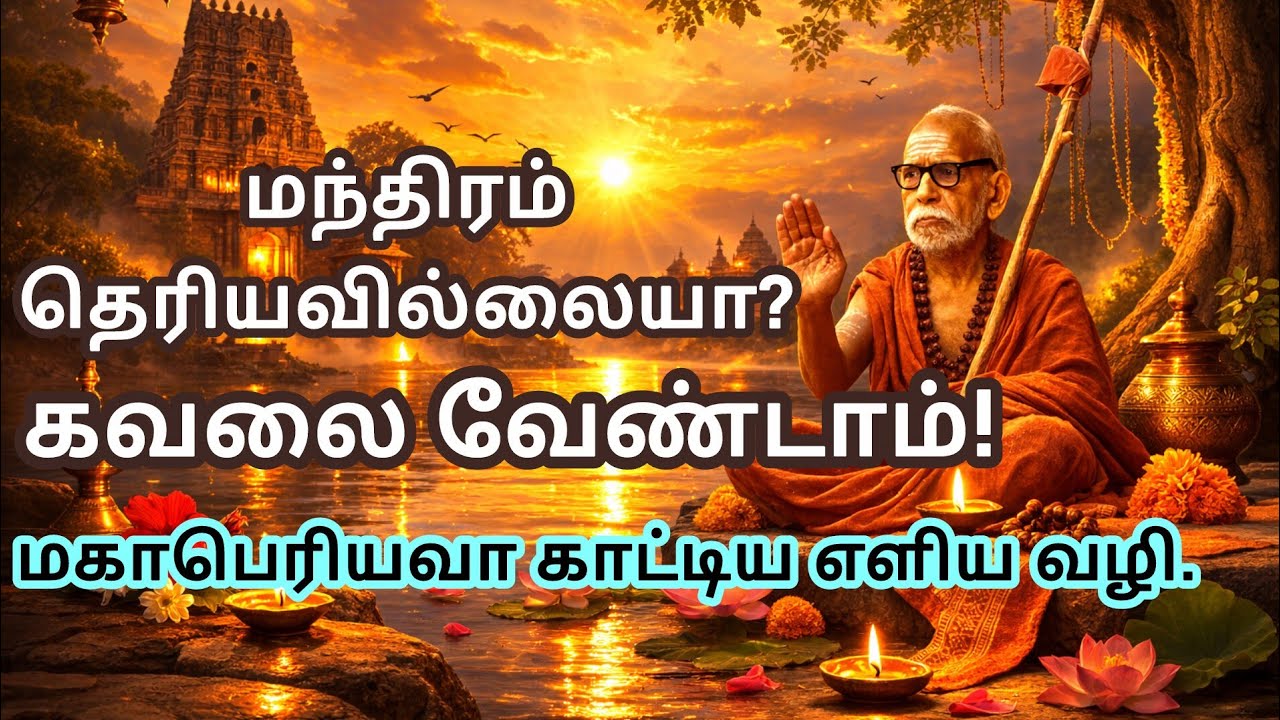 மகாபெரியவா சொன்ன எளிய வழிபாட்டு ரகசியங்கள்! | Abarna Chelvarajan #mahaperiyava #தெய்வத்தின்குரல் 