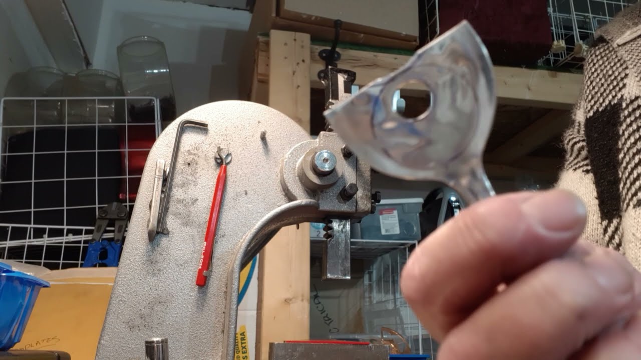 Using an OLD Arbor Press with my Disc Cutters