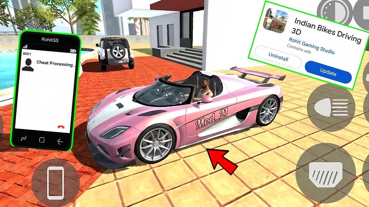 NEW UPDATE ALL SECRET CHEAT CODE in Indian Bike Driving 3D 🤯🔥| Super Car Cheat Code | Harsh in Game
