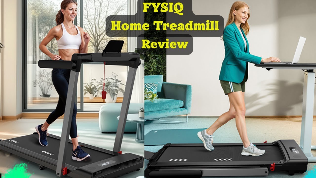 Беговая дорожка FYSIQ Home, двигатель 2,25 л.с., диапазон скоростей 1–12 км/ч, складная, для ходь...
