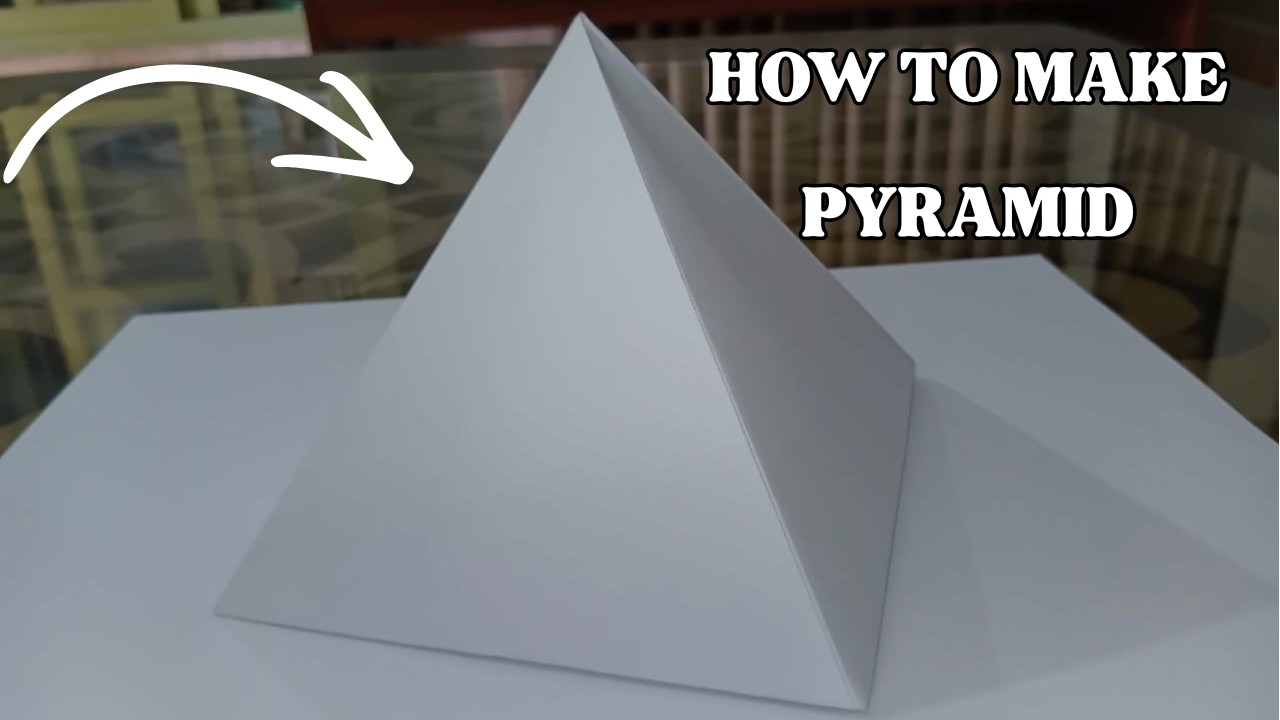 Easy PYRAMID project with A-4 sheet