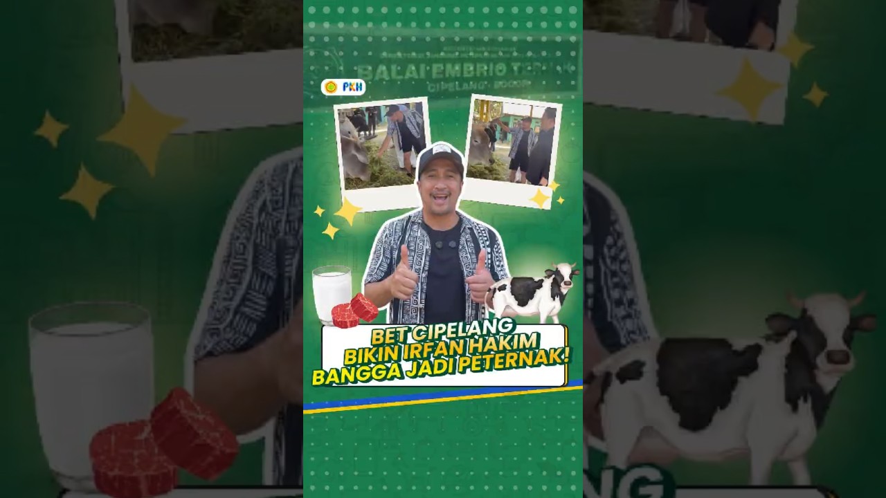 BET CIPELANG BIKIN IRFAN HAKIM BANGGA JADI PETERNAK