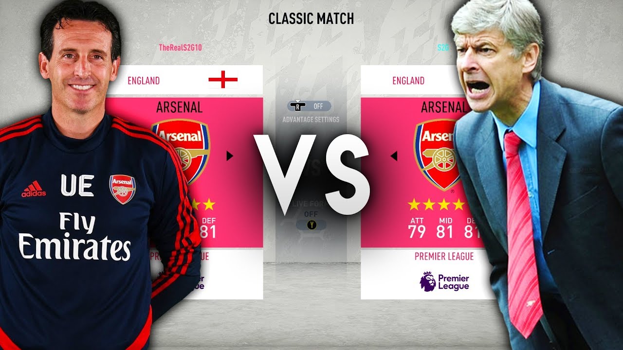 Unai Emery's Arsenal VS Arsene Wenger's Arsenal - FIFA 20 Experiment