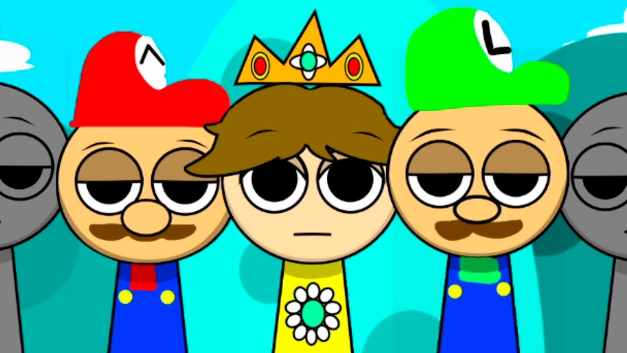 Super Sprunki Mario - Horror and Normal Version