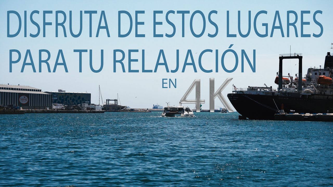 4K HDR - BARCELONA, amazing FOOTAGES - Música relajante #todobarcelona #desansiedad #naturalezaviva