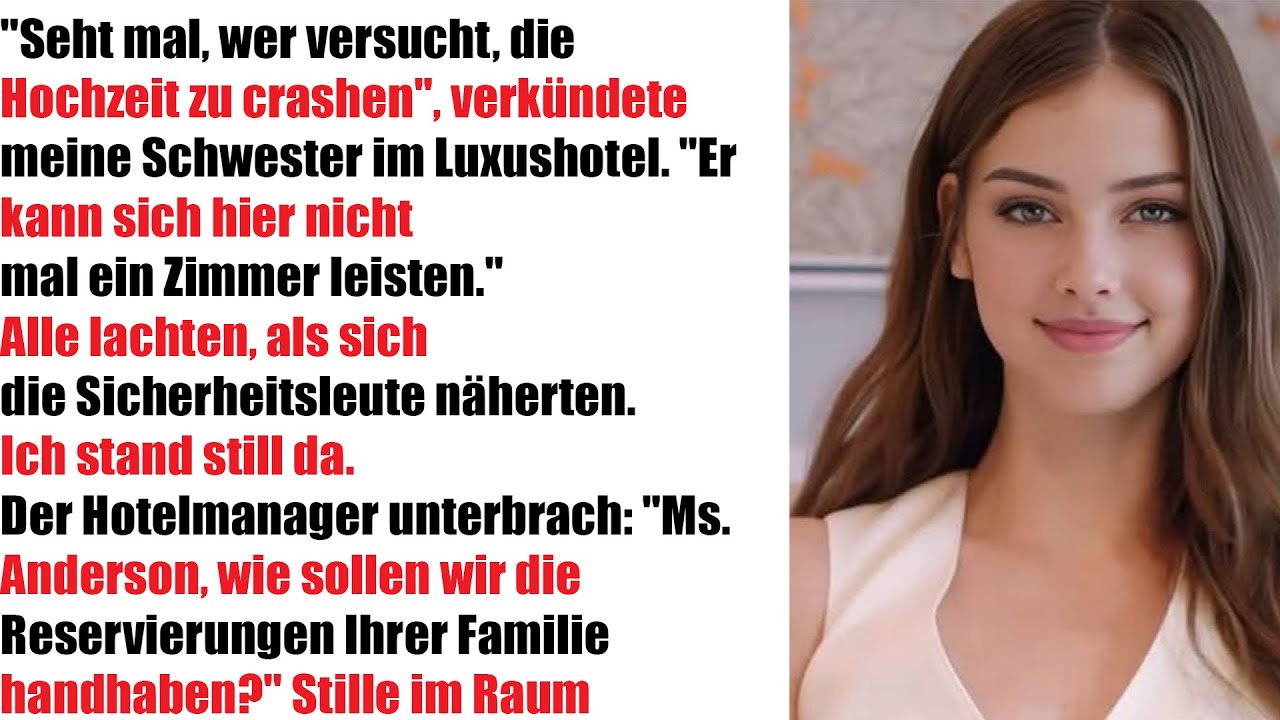 Sie versucht die Hochzeit zu sprengen – Luxuschaos im Hotel