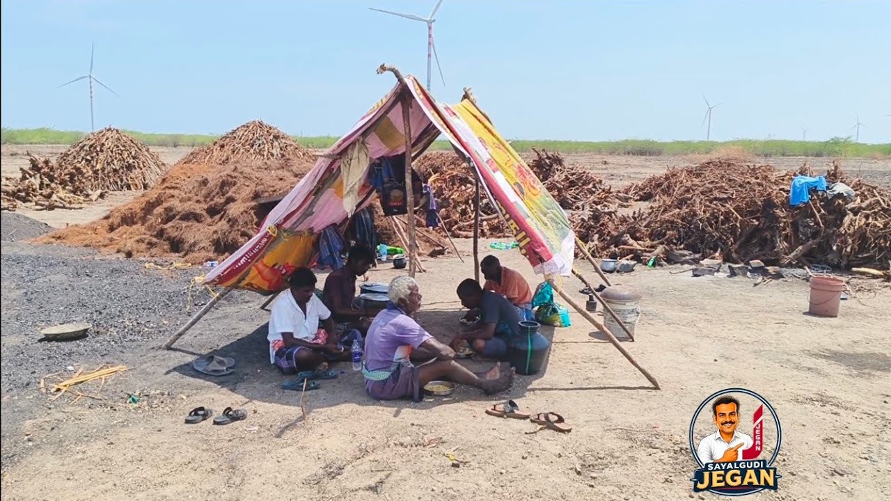 கரிமூட்டம் தொழிலாளர் உணவு வாழ்க்கை/village worker food life /Sayalgudi Jegan videos 