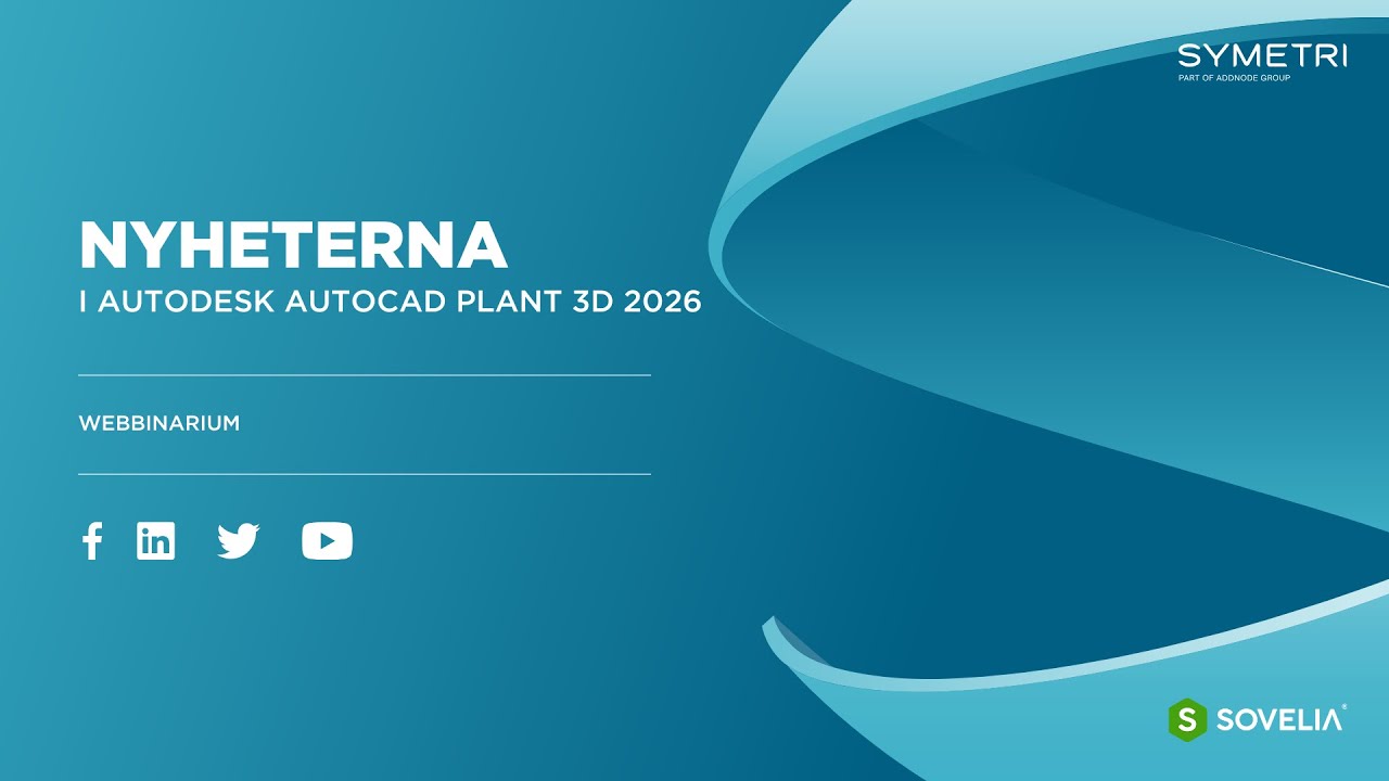Nyheterna i Autodesk AutoCAD Plant 3D 2026