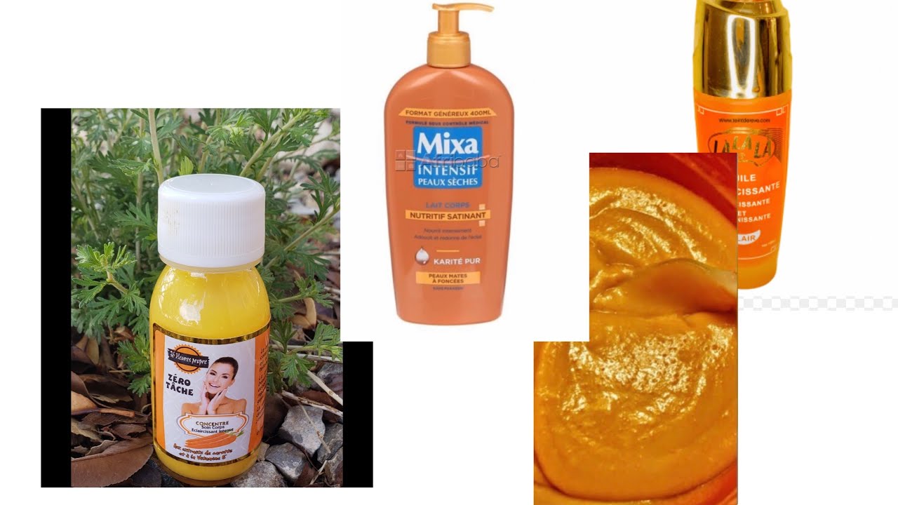 M&Eacute;LANGE de lait teint marron claire avec MIXA