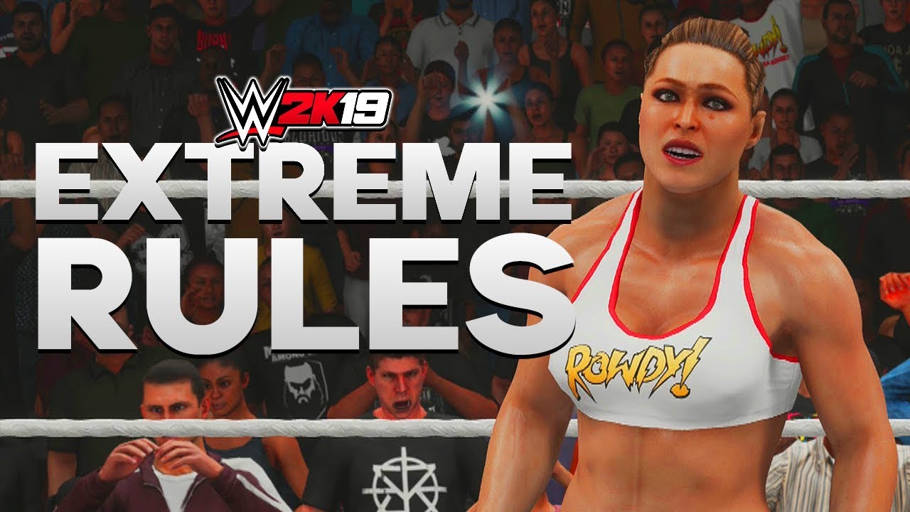 WWE 2K19 | EXTREME RULES - Ronda Rousey vs Kairi Sane vs Lana