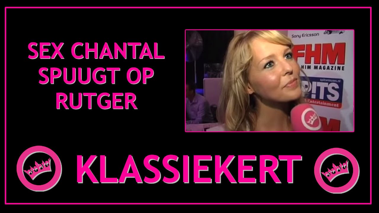 Sexy Chantal Janzen spuugt op Rutger