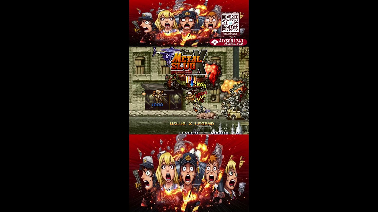 Metal Slug X Legend Unlimited Fire 7.5 Vamos Melhora #010  #shortslivestream #shorts
