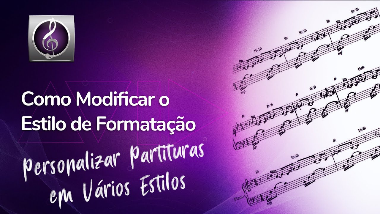 Sibelius Prático - Como modificar o estilo de formatação (aparência dos elementos) (Style Tips)
