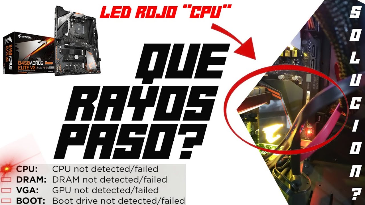 Tarjeta madre aorus b450 elite v2 | LED ROJO 