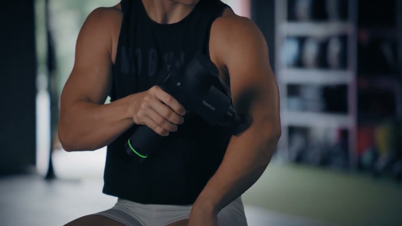 Hypervolt routine for arm strength