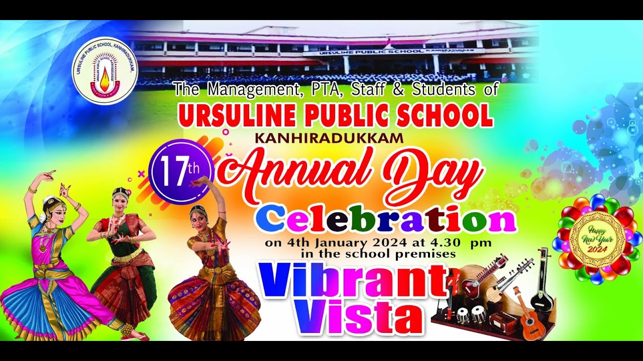 URSULINE PUBLIC SCHOOL KANHIRADUKKAM ANNUAL DAY 2024
