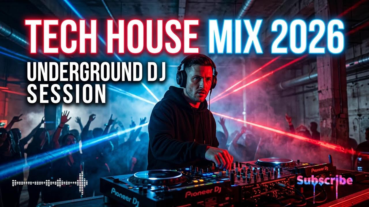 TECH HOUSE MIX 2026 🔥 Underground Warehouse Rave Energy | Dark Club Vibes All Night