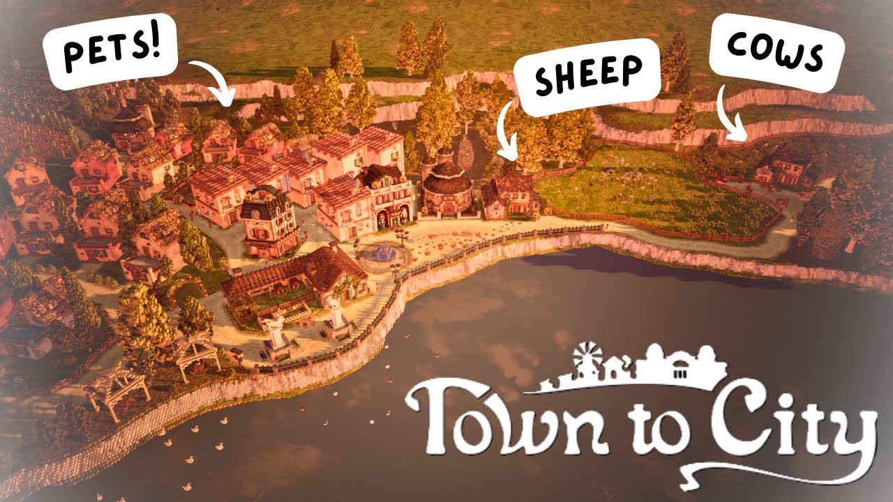 Изучаем НОВОЕ обновление «Животные»! 🐄🐑 Строительство из города в город