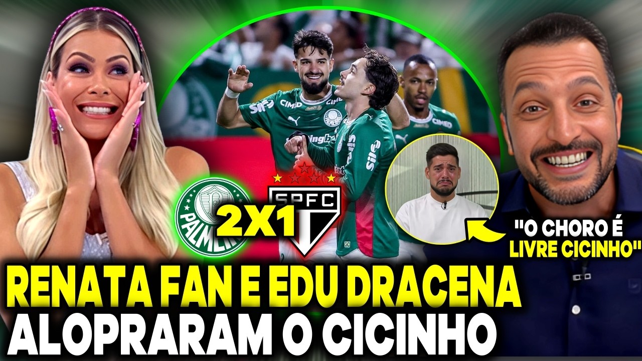 É FINALISTA! RENATA FAN E EDU DRACENA ALOPRARAM O CICINHO! ''O CHORO É LIVRE, PODE ENTREGAR A TAÇA''