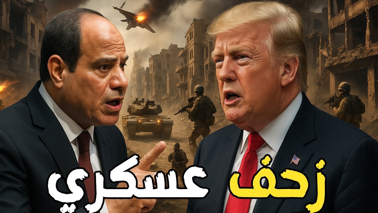 السيسي يتصدى لزحف الدبابات الإسرائيلية نحو سيناء… وترامب يمهد لنهاية غزة!