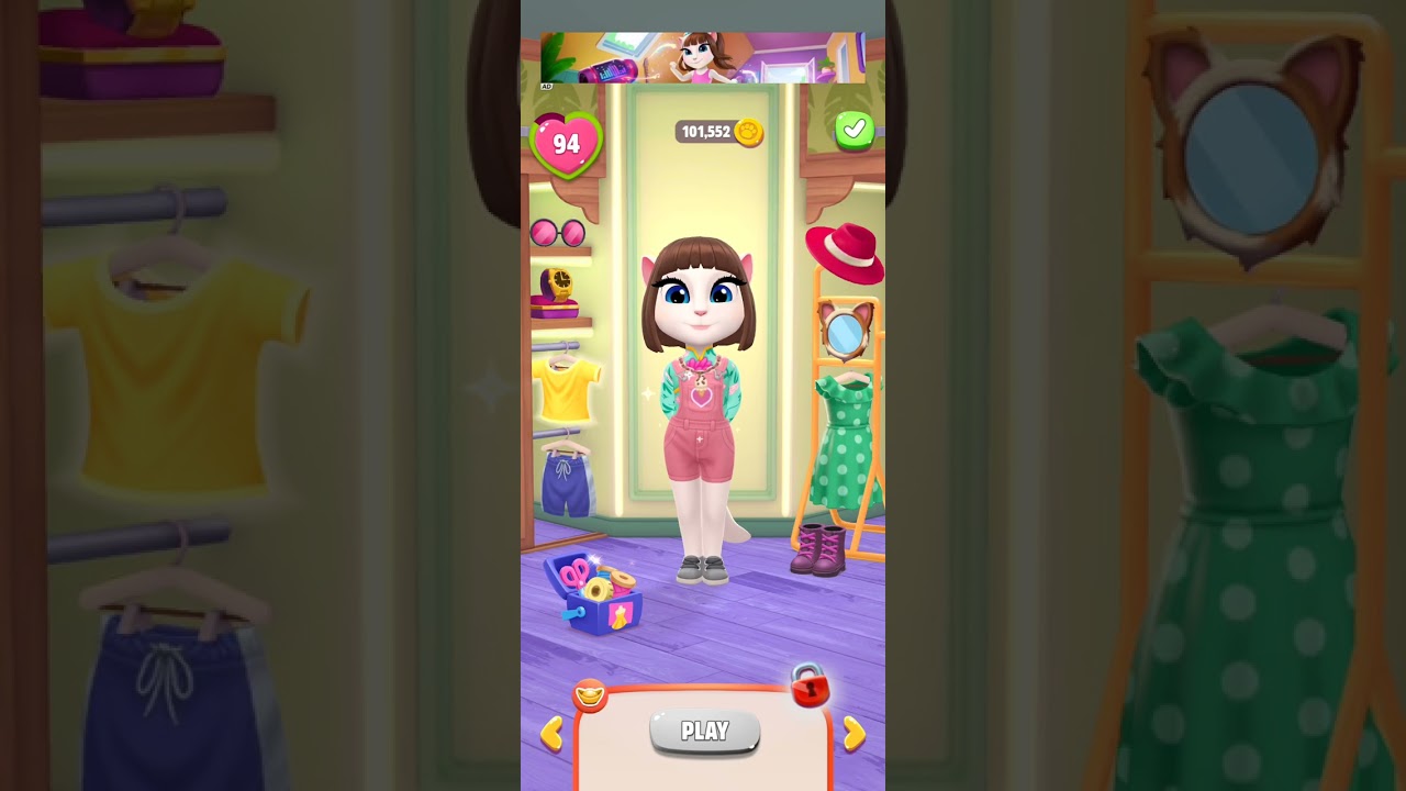 My first game video 🙃✨🎀game name:my Angela 2 ♥ subscribe...