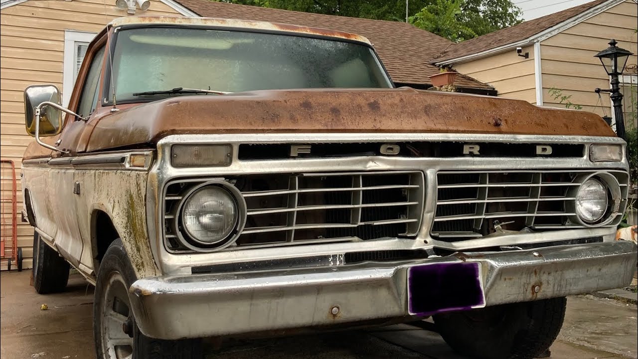 1973 f100 Front end Clip removal