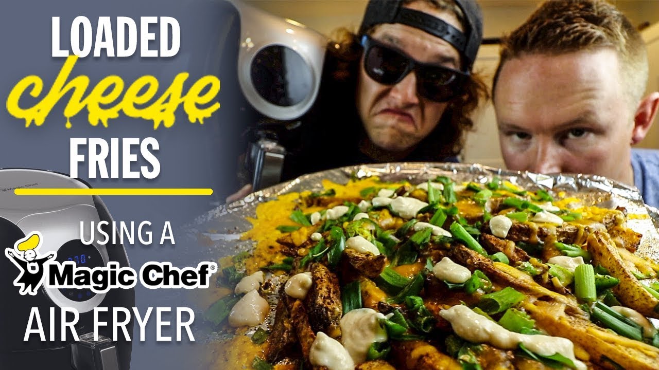 Cooking Official Number Six With Cheese Loaded Fries with the Magic Chef Digital Air Fryer XL